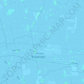 Mappa topografica 26969, altitudine, rilievo