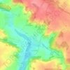 Mappa topografica Sagy, altitudine, rilievo