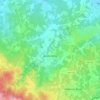Mappa topografica Aldeia Velha, altitudine, rilievo
