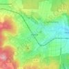 Mappa topografica Weimar, altitudine, rilievo