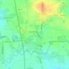 Mappa topografica Karby, altitudine, rilievo