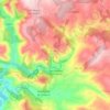 Mappa topografica San Esteban de la Sierra, altitudine, rilievo