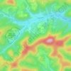 Mappa topografica Silz, altitudine, rilievo