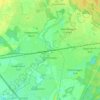 Mappa topografica Petershagen, altitudine, rilievo