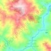 Mappa topografica Limosano, altitudine, rilievo