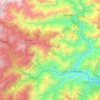 Mappa topografica Soreng, altitudine, rilievo