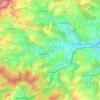 Mappa topografica Cornberg, altitudine, rilievo