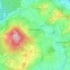 Mappa topografica Weiterdingen, altitudine, rilievo