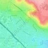 Mappa topografica Brentwood, altitudine, rilievo