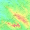 Mappa topografica Estremoz, altitudine, rilievo