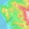 Mappa topografica Zone, altitudine, rilievo