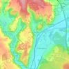 Mappa topografica Parmain, altitudine, rilievo