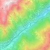Mappa topografica Salbertrand, altitudine, rilievo