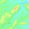 Mappa topografica Papagaio, altitudine, rilievo