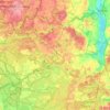 Mappa topografica 17268, altitudine, rilievo