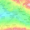 Mappa topografica 伊宁市, altitudine, rilievo