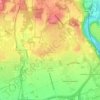 Mappa topografica Cermenate, altitudine, rilievo