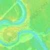 Mappa topografica Рыбежно, altitudine, rilievo