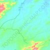 Mappa topografica Paraná, altitudine, rilievo