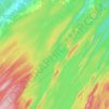 Mappa topografica Rivière des Accores, altitudine, rilievo
