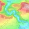 Mappa topografica Günserode, altitudine, rilievo