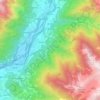 Mappa topografica Braone, altitudine, rilievo
