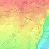 Mappa topografica Bonate Sopra, altitudine, rilievo