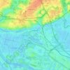 Mappa topografica Burglesum, altitudine, rilievo