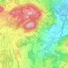 Mappa topografica Uggiate con Ronago, altitudine, rilievo