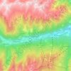 Mappa topografica Mezzana, altitudine, rilievo