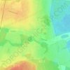 Mappa topografica Кобрино, altitudine, rilievo