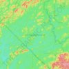 Mappa topografica Zec Capitachouane, altitudine, rilievo