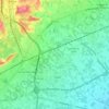 Mappa topografica San Fior, altitudine, rilievo