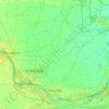 Mappa topografica Viadana, altitudine, rilievo