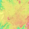 Mappa topografica Guildford, altitudine, rilievo