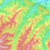 Mappa topografica Casola Valsenio, altitudine, rilievo
