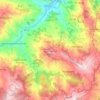 Mappa topografica Morrone del Sannio, altitudine, rilievo