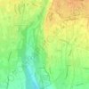Mappa topografica Cartigliano, altitudine, rilievo