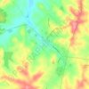 Mappa topografica Potosi, altitudine, rilievo