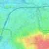 Mappa topografica 75019, altitudine, rilievo