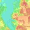 Mappa topografica Zislow, altitudine, rilievo