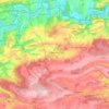 Mappa topografica 5070, altitudine, rilievo