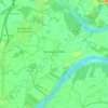 Mappa topografica Travacò Siccomario, altitudine, rilievo