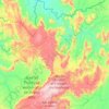 Mappa topografica Cavalcante, altitudine, rilievo
