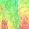 Mappa topografica 86899, altitudine, rilievo