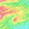 Mappa topografica Nocciano, altitudine, rilievo