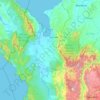 Mappa topografica Urabá, altitudine, rilievo