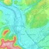 Mappa topografica Pachten, altitudine, rilievo