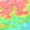 Mappa topografica Merlemont, altitudine, rilievo