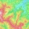Mappa topografica Fanano, altitudine, rilievo